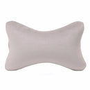 Car Head Rest Bone Shape Car Memory Pillow Cover Head Rest Cushion Blue Gray 28198 cm