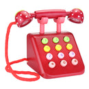 Simulation Wooden Phone Toys Educational Children Dollhouse Gifts Pretend Play Toys