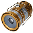 Portable Rotate Zoom Lantern Camping Tent LED Solar USB Rechargeable Flashlight Torch