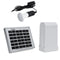 2200mAh Solar Lighting System USB Portable Emergency Light Solar Panel Powered System with 2Pcs 2W Light Bulbs