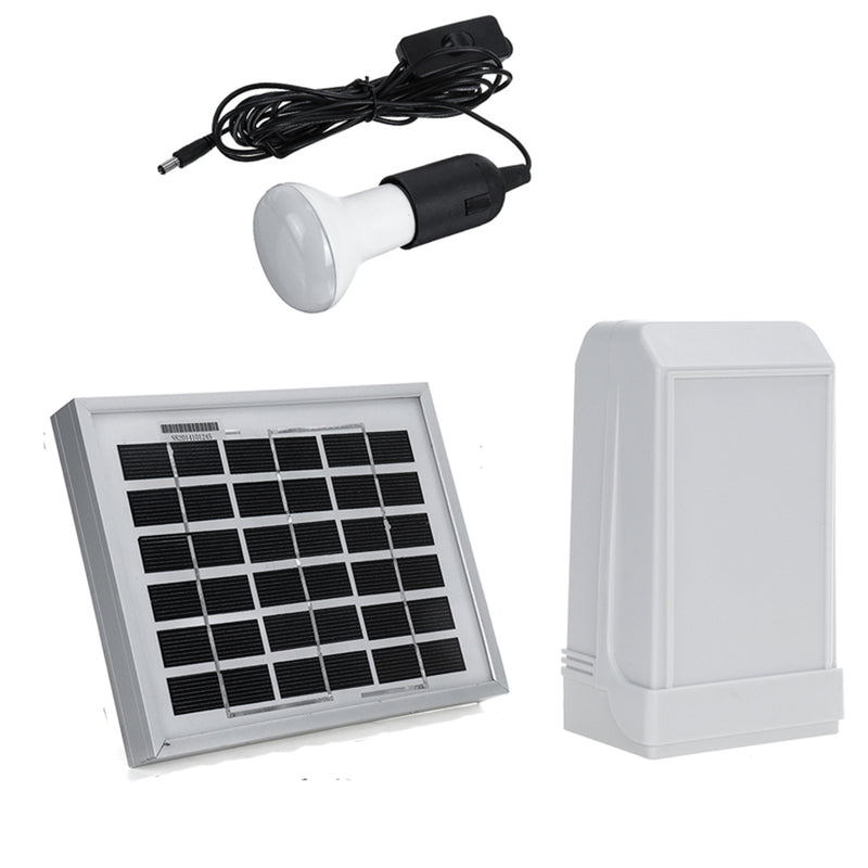 2200mAh Solar Lighting System USB Portable Emergency Light Solar Panel Powered System with 2Pcs 2W Light Bulbs