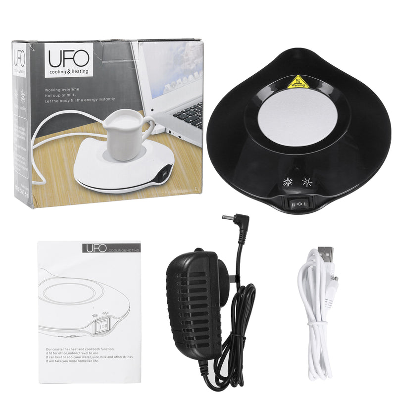 2 in 1 USB Cup Heater Cooler Plate Tea Milk Heating Cooling Pad For Home Office