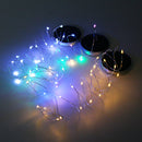 Solar Powered 2M 20LEDs Mason Jar Lid Insert Fairy String Light for Garden Christmas Party Decor