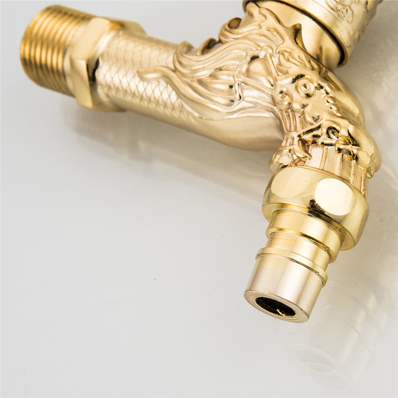 Mrosaa Zinc Alloy Antique Bronze Finish Faucet Water Tap Basin Taps