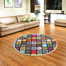 60/80/100/120CM Mandala Pattern Round Carpet Living Room Area Rugs Floor Mat