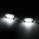 2PCS LED License Number Plate Lights White for VW Audi Seat