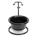 Stainless Steel Shaving Brush Razor Stand Holder and Shaving Bowl/ Mug Set