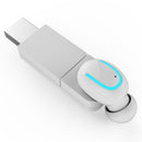 HBQ-Q13S Mini Wireless bluetooth Earphone Single Portable Bass Headset Earphone With USB Charger