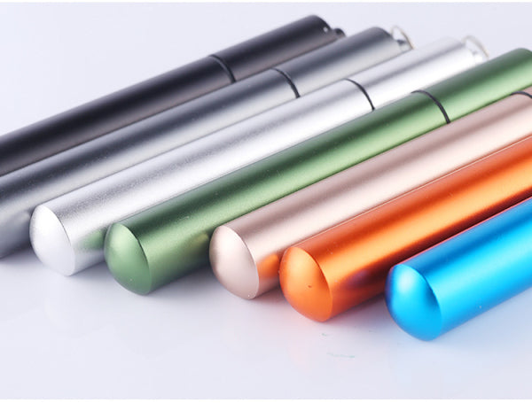 ShineTrip Telescopic Reusable Straws Portable Foldable Straw Stainless Steel Metal Drinking Straw with Travel Case & Cleaning Brush