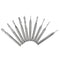 10pcs/Set Ball Nose End Milling Cutter Set Carbon Steel 1mm-3.175mm CNC Milling Cutter