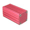 Red Extruded Aluminum Project Box Electronic Enclosure Case DIY Heat Dissipating Tools 50*25*25mm