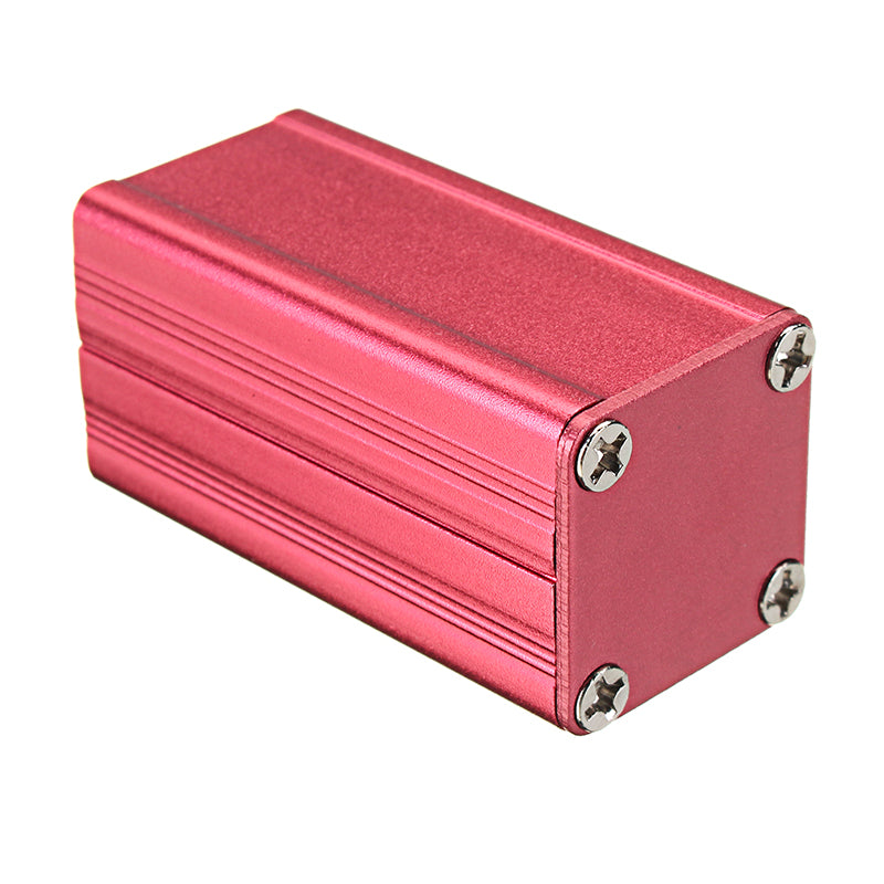 Red Extruded Aluminum Project Box Electronic Enclosure Case DIY Heat Dissipating Tools 50*25*25mm