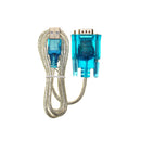 3Pcs Translucent USB To RS232 Serial 9 Pin Converter Cable Adapter