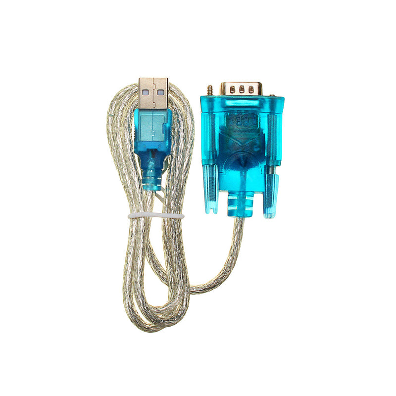 3Pcs Translucent USB To RS232 Serial 9 Pin Converter Cable Adapter