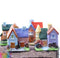 Villa Bonsai Garden Decorations Resin Crafts House Micro Landscape Fairy Garden for Home Garden Decoration