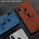 BAKEEY Deer Shockproof Anti-Scratch Cloth&TPU Protective Case For Huawei Honor 8X