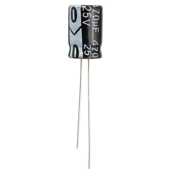 20PCS 470UF 25V Electrolytic Capacitor 25V470UF 8X12MM