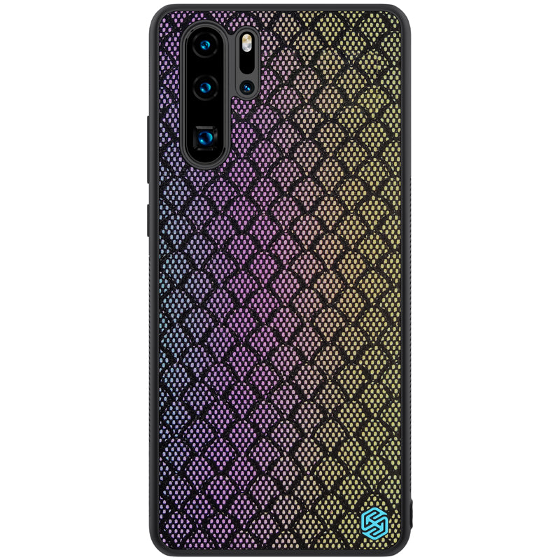 NILLKIN Woven Polyester Mesh Reflective Anti-fingerprint Protective Case for HUAWEI P30 Pro 2019