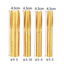 12 Flutes 5.5mm-9.0mm Rifling Button Hard Alloy Chamber Helical Machine Reamer Tool
