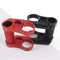 Qikour Folding Bike CNC Lightweight 7075 T6 Aluminum Double Stem BMX T-head Tube Adapter 25.4mm 31.8