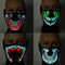 Cool Light Halloween LED Mask Cool Light Up Cosplay Party Flashing Luminous Ghost Skull Hot