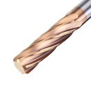Drillpro 6 Flutes 6.5-10mm Milling Cutter HRC55 Tungsten Steel Carbide AlTiN Coating End Mill CNC Tool