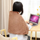 USB Heated Shawl Winter Electric Warming Neck Shoulder Heating Warmer Blanket Pad 45x80CM