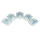 Machifit 20pcs M5 T Sliding Nut Zin Plated Carbon Steel T Sliding Nut for 4040 Aluminum Profile