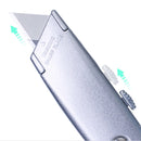 XIAOMI Ecosystem Deli 2100 1Pcs Utility Cutter Metal Aluminum Carving Utility DIY Craft Paper Leather Cutter Foldable Art Work Cutting tools