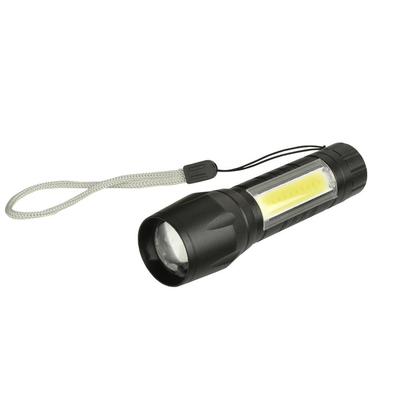 XANES 1517 XPE+COB 1000Lumens 4Modes 2Lights Brightness EDC Tactical LED Flashlight