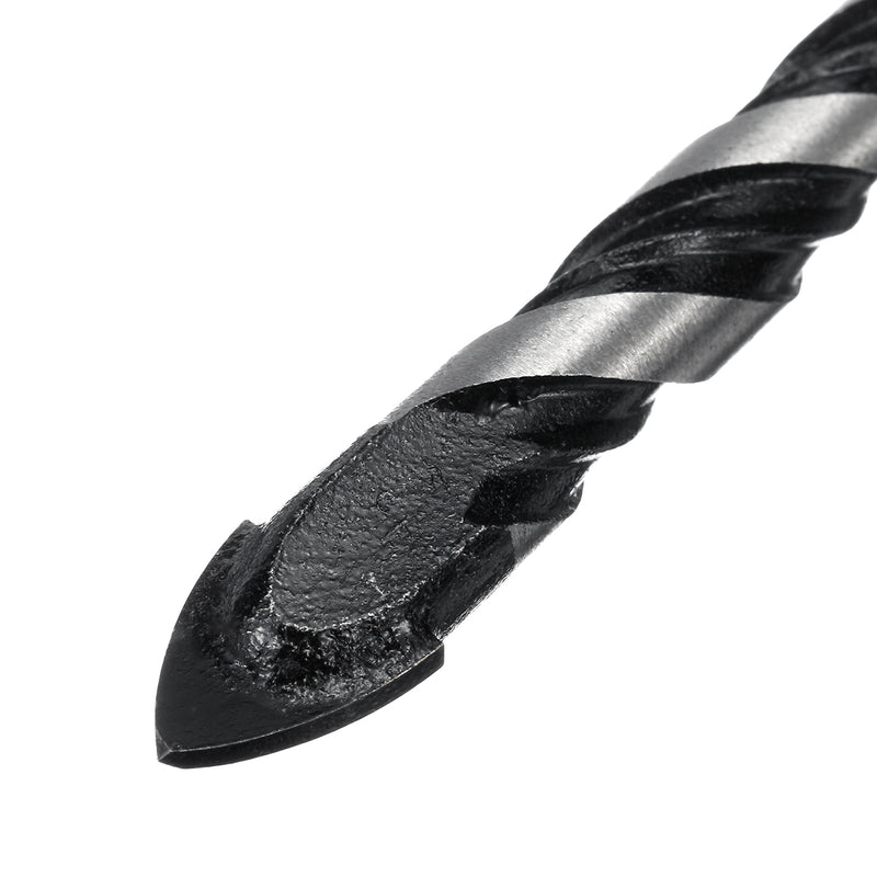 5pcs 5-12mm Black Triangle Twist Drill Bit Concrete Glass Ceramic Tile Marble Drill Bit Set