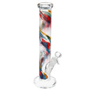 Smoke H-ookah Water Glass B-ong Joint T-obacco Pipe Glassware 30cm