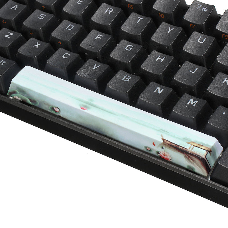 Five-sided Dyesub PBT JiangNan Space Bar 6.25u Novelty Keycap