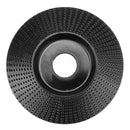Drillpro 110mm Tungsten Carbide Bevel Wood Shaping Disc Carving Disc 22mm Bore Sanding Grinder Wheel for 115 125 Angle Grinder