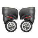 2Pcs Black Luggage Suitcase Universal Wheels Repair Replacement
