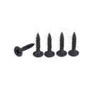Suleve M3.5CP2 1000Pcs M3.5 20mm Corss Black Recessed Flat Head Self Tapping Ash Phosphorus Drywall Metric Threaded Wood Screw Nail Bolt