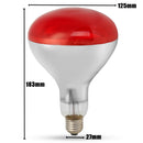 AC220V E27 275W Infrared Floor Stand Heat Lamp Bulb for Health Pain Relief Therapy