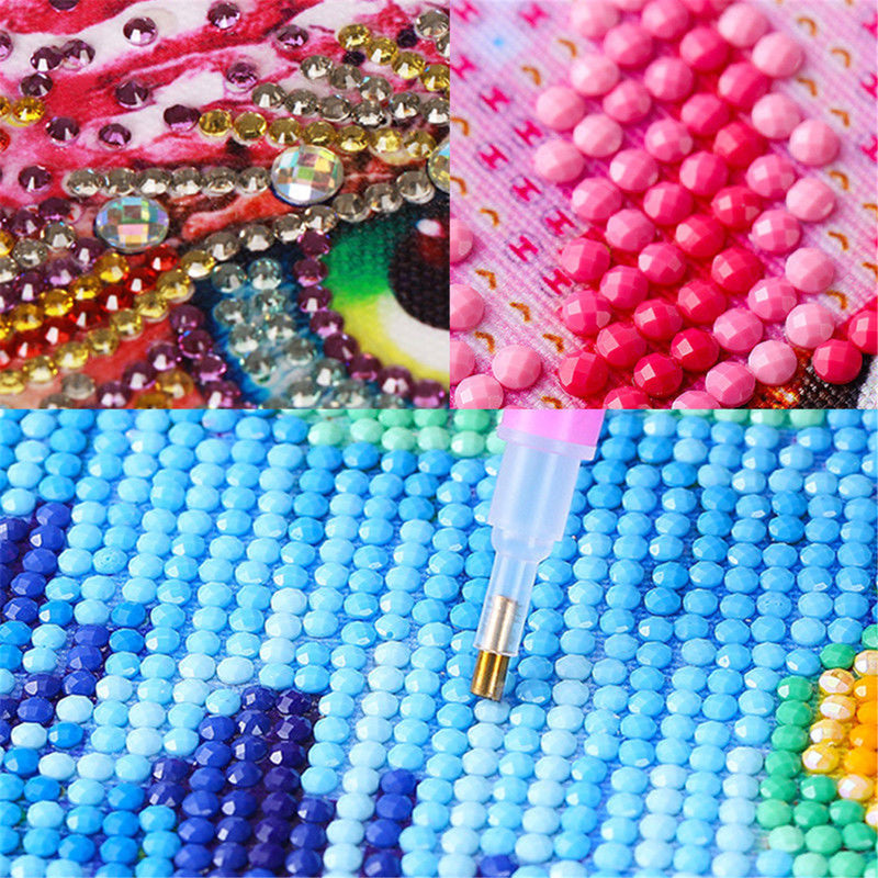 5D Cute Owl Animal Diamond Paintings Tool DIY Embroidery Cross Stitch Home Art Decorations