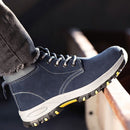 Men Safety Shoes Steel Toe Cap Work Protective Trainers Boots Hiking Shoes