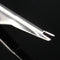 Tie Fast Knot Tying Tool Fly Fish Fishing Line Tyer With Hook Eye Cleaner Silver