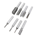 8pcs 1/4 Inch Shank Router Bit Kit Profiling Trimming Cutter Woodworking Tools