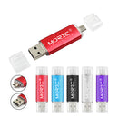USB Flash Drive Metal Pen Drive Pendrive 32GB 64GB 128GB OTG Colorful External Storage Micro USB Disk Memory Stick Flash Drive