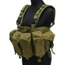 Unisex Tactical Vest Outdoor Combat Game Training Storage Carrier Belly Pocket Vest