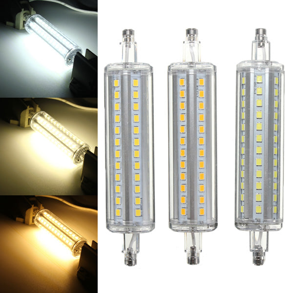 R7S Non-dimmable 118MM LED Bulb 10W 72 SMD 2835 Flood Light Corn Tube Lamp AC 85-265V