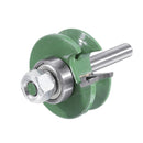 Drillpro 3pcs 8mm Shank Ogee Rail and Stile Router Bit Set Tungsten Carbide Woodworking Cutter Rotary Tool