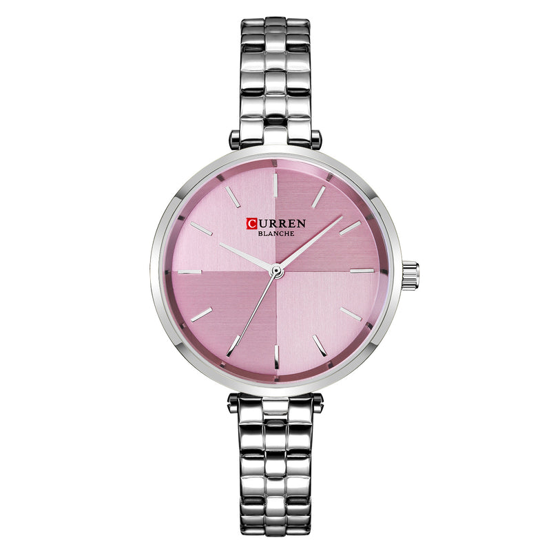 CURREN 9043 Simple Style Ladies Wrist Watch Stainless Steel Band Quartz Watches