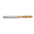 Drillpro HSS Spiral Flute Hand Tap Imperial Titanium Coated Machine Screw Plug Tap Drill
