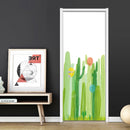 Miico FX82031 2PCS Cactus And Balloon Painting Sticker Glass Door Stickers Wall Stickers Home Decoration Sticker