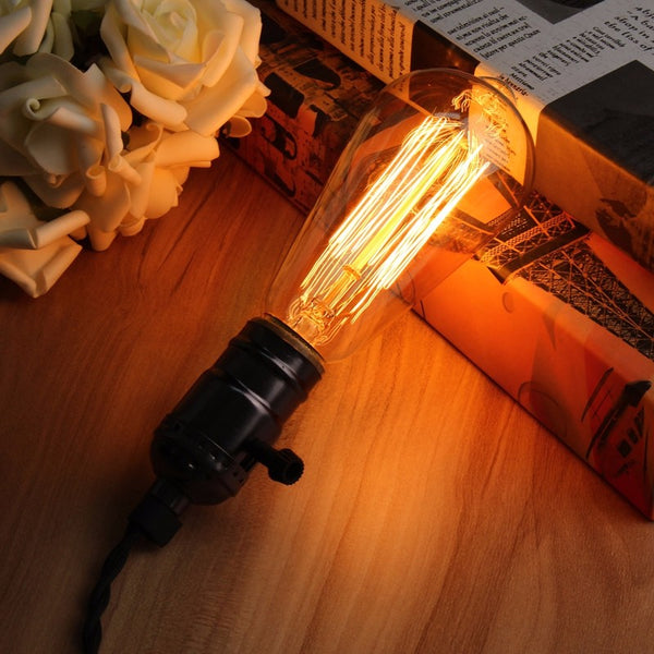 E27 60W Retro Vintage Industrial Style Filament Light Bulb Edison Lamp AC110V/220V