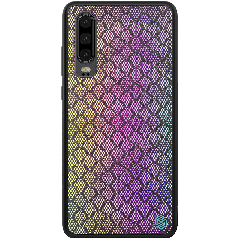 NILLKIN Woven Polyester Mesh Reflective Anti-fingerprint Protective Case for HUAWEI P30